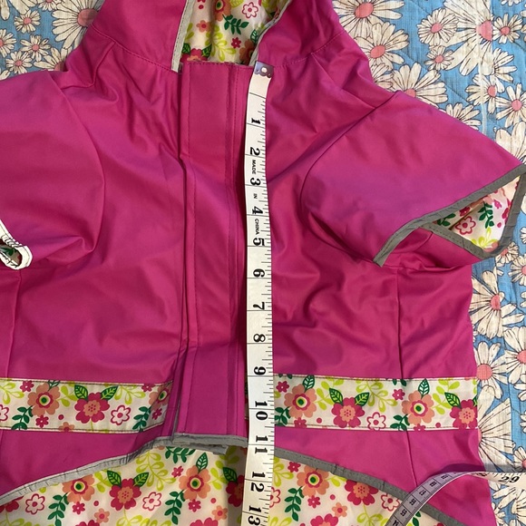 Dog reversible floral rain jacket coat XL - Picture 10 of 11